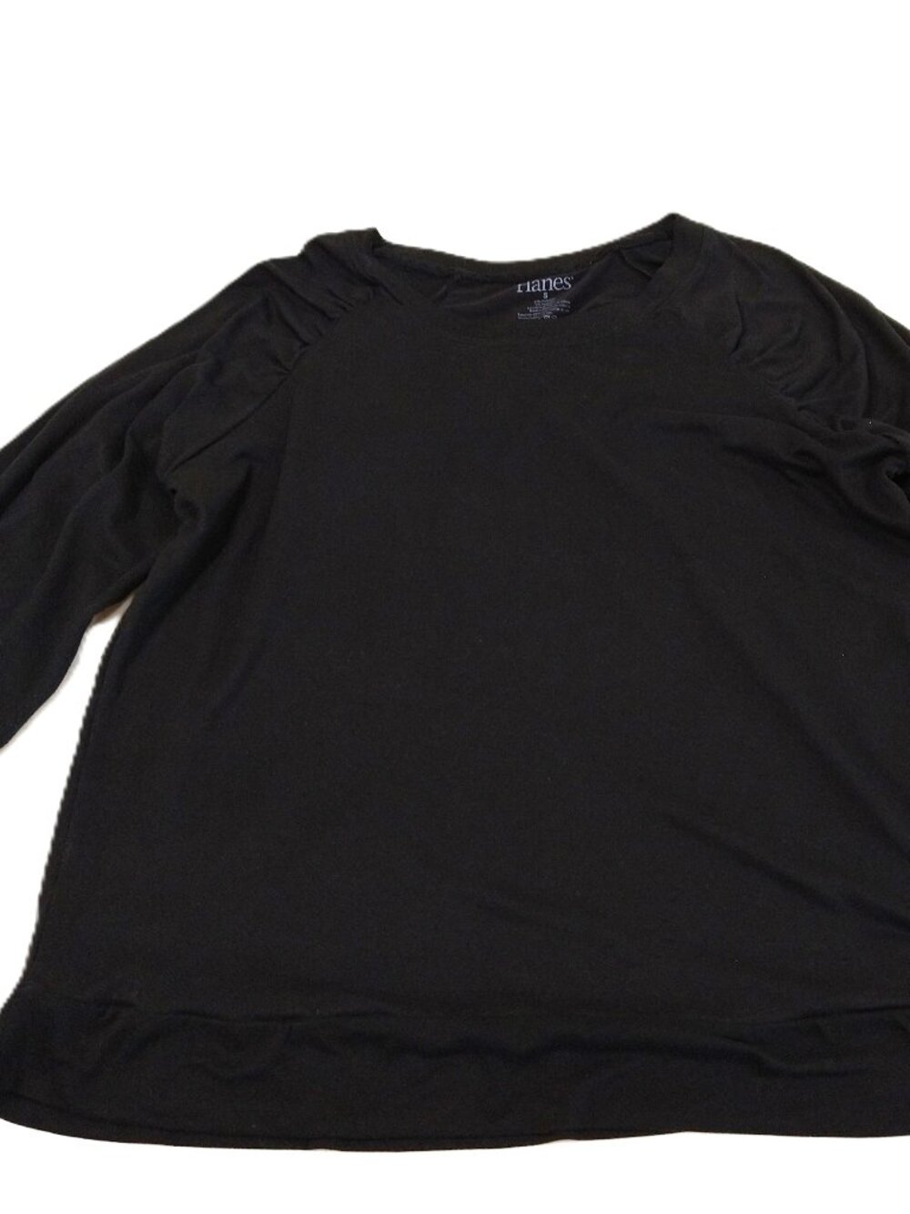 Hanes Long Sleeve For Women | Black Color Small Size It's For Workout Or Casual